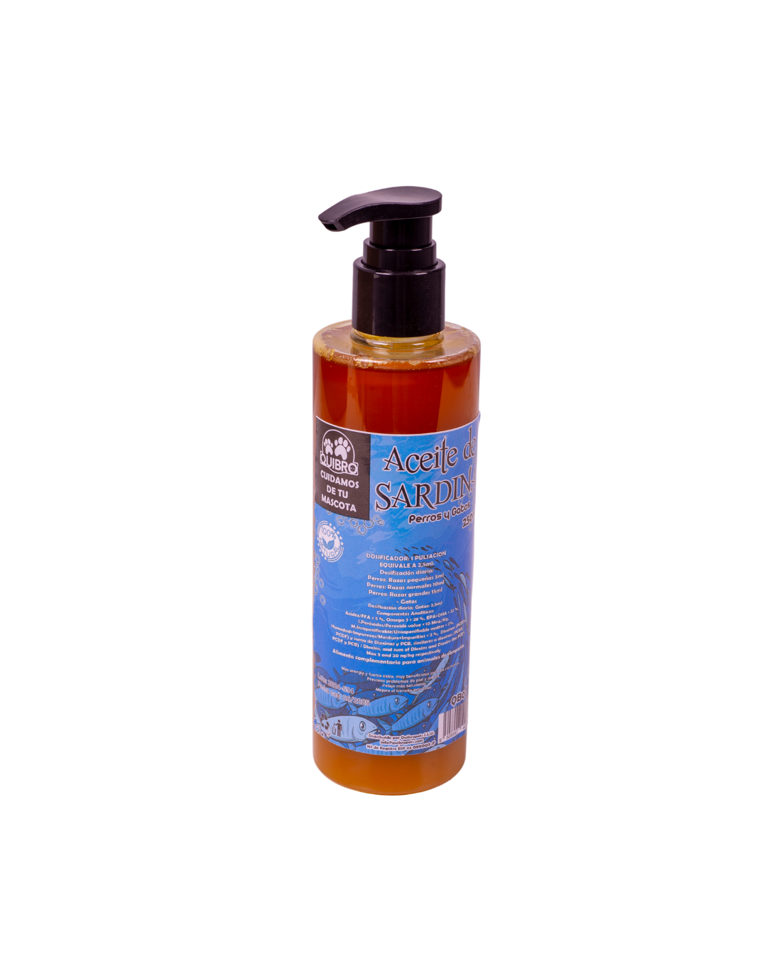 Quibropets Aceite de Sardina 250ml