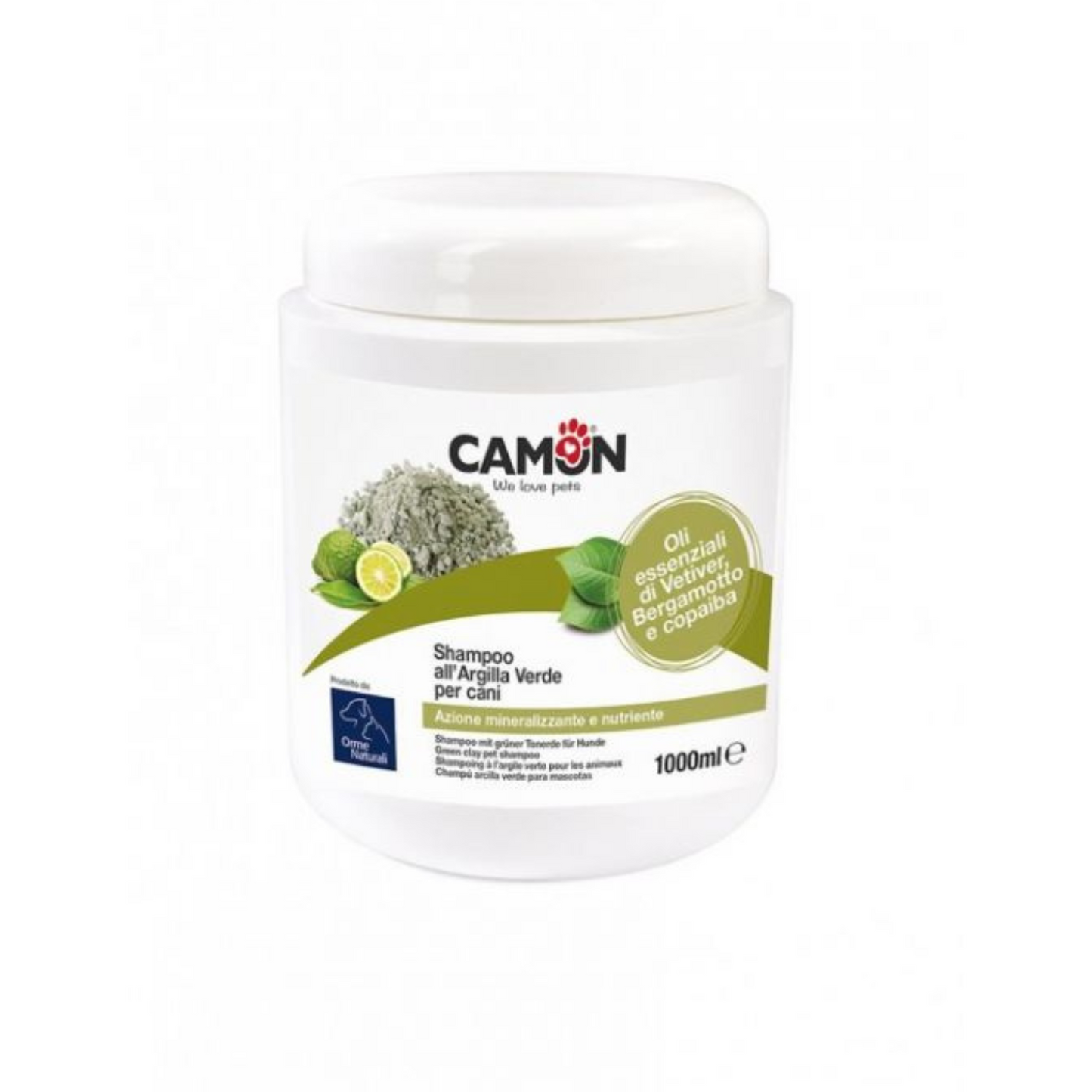 Camon Champú a la Arcilla Verde con Aceites de Vetiver