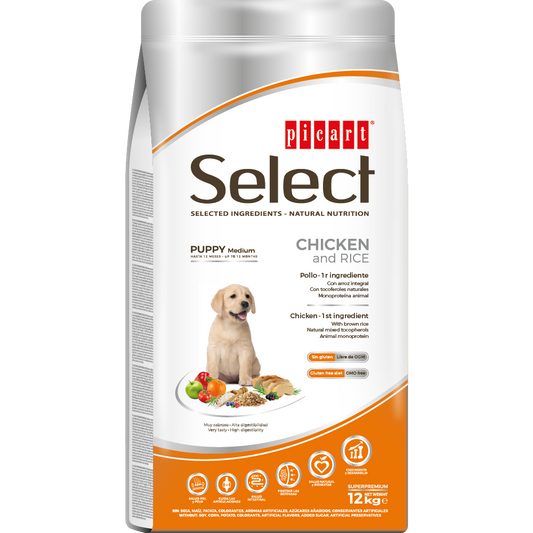 Picart Select Puppy Medium Pollo & Arroz