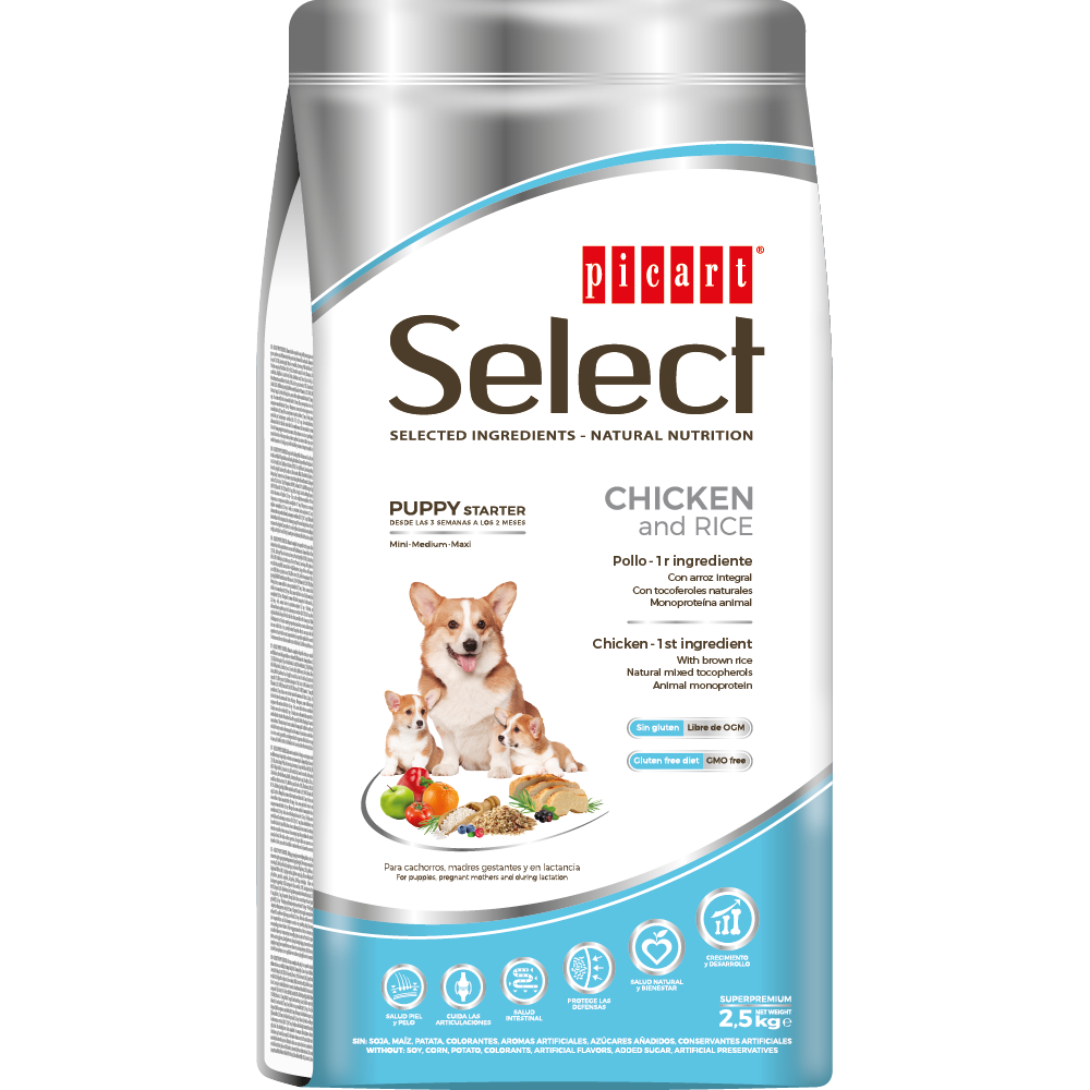 Picart Select Puppy Starter Pollo & Arroz