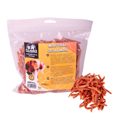 Quibropets Mini Tiras de Salmón