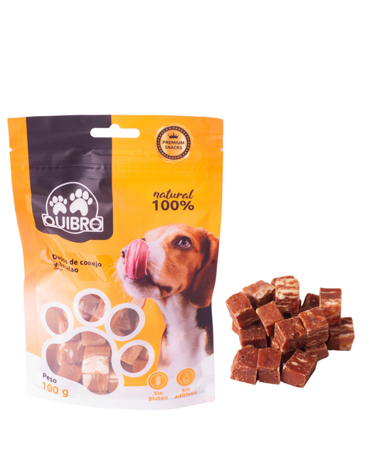 Quibropets Dados de Conejo y Bacalao