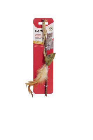 Camon Juguete Caña Matatabi con Ratón de Catnip