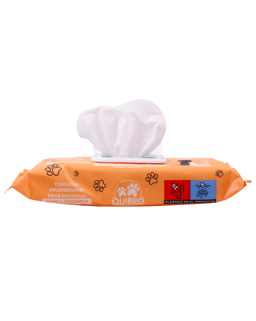 Quibropets Toallitas Aceite de Neem y Citronela 40und