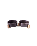 Quibropets Comedero Doble Black
