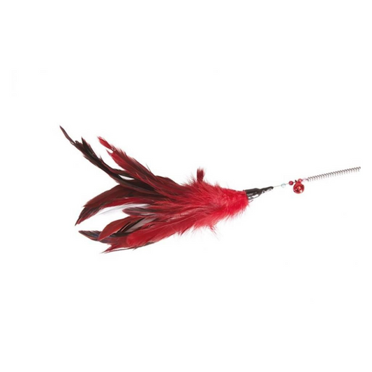 Camon Juguete Caña con Pluma para Gato