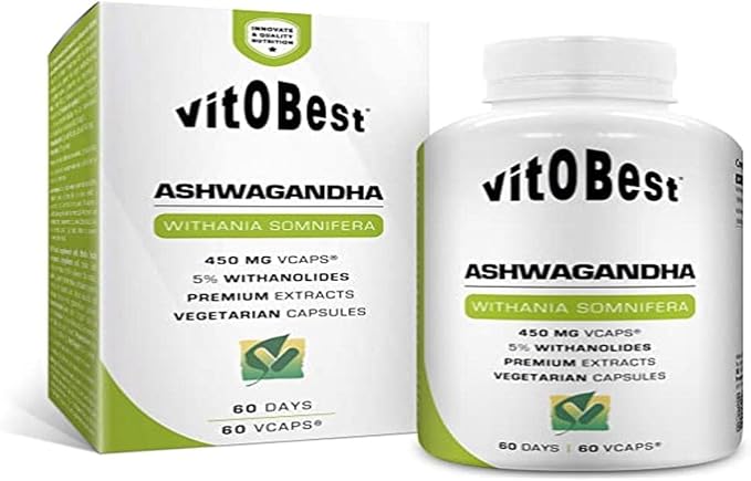 Vit.O.Best Ashwagandha 60 Caps 60 Capsulas 400 g