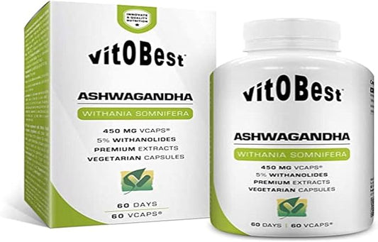 Vit.O.Best Ashwagandha 60 Caps 60 Capsulas 400 g