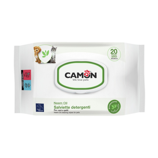 Camon Toallitas limpiadoras al Aceite de Neem