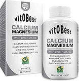 Vit.O.Best Calcio Magnesio Vit D3 60 Caps 60 Capsulas 300 g