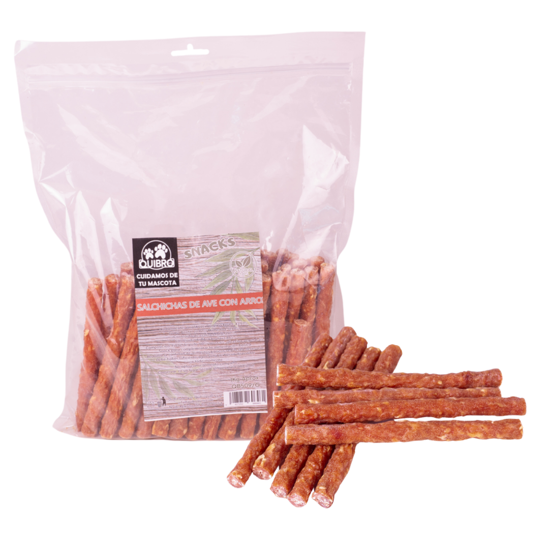 Quibropets Salchichas de Ave con Arroz