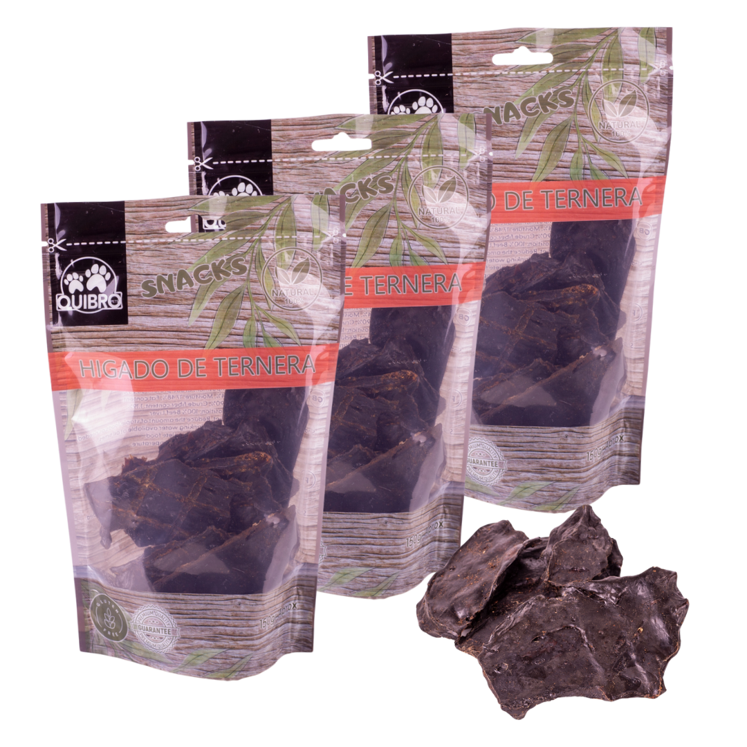 Quibropets Higado de Ternera (3x150g)
