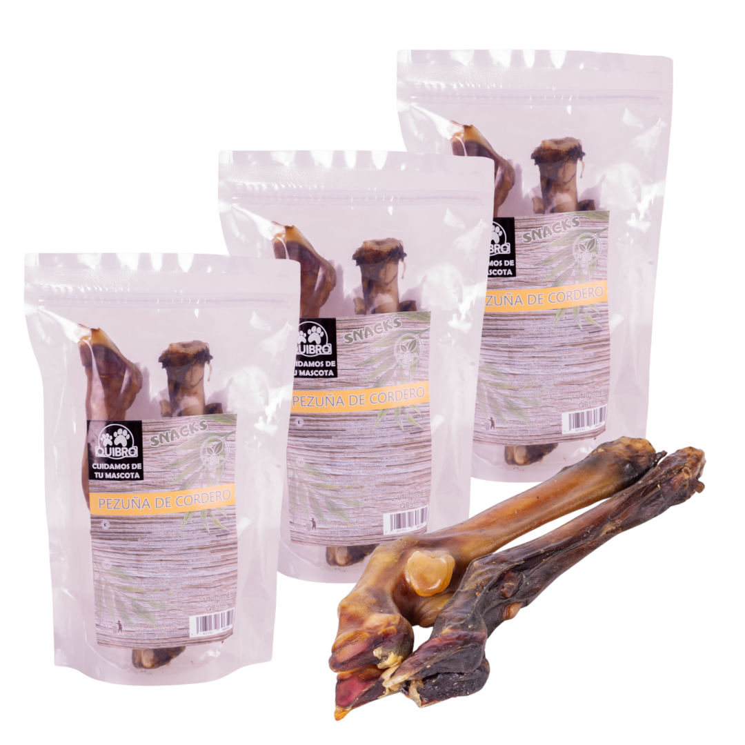 Quibropets Pezuña de Cordero (3x195g)
