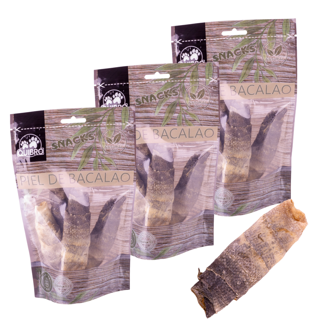 Quibropets Piel de Bacalao (3x100g)
