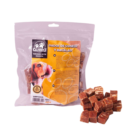 Quibropets Dados de Conejo y Bacalao