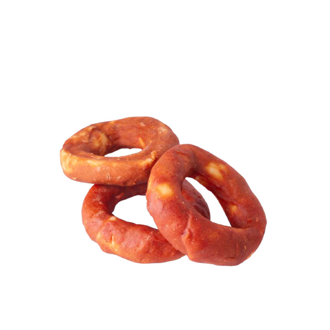 Quibropets Aros de Pato de Cuero Crudo