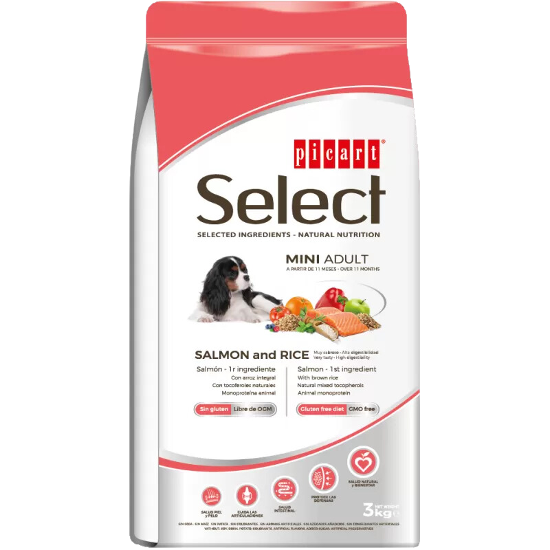Picart Select Adult Mini Sensitive Salmon & Arroz