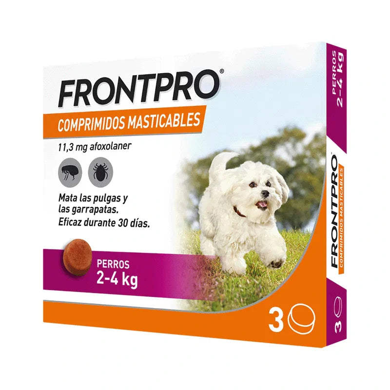 Frontpro Comprimidos masticables Antiparasitario Para Perros