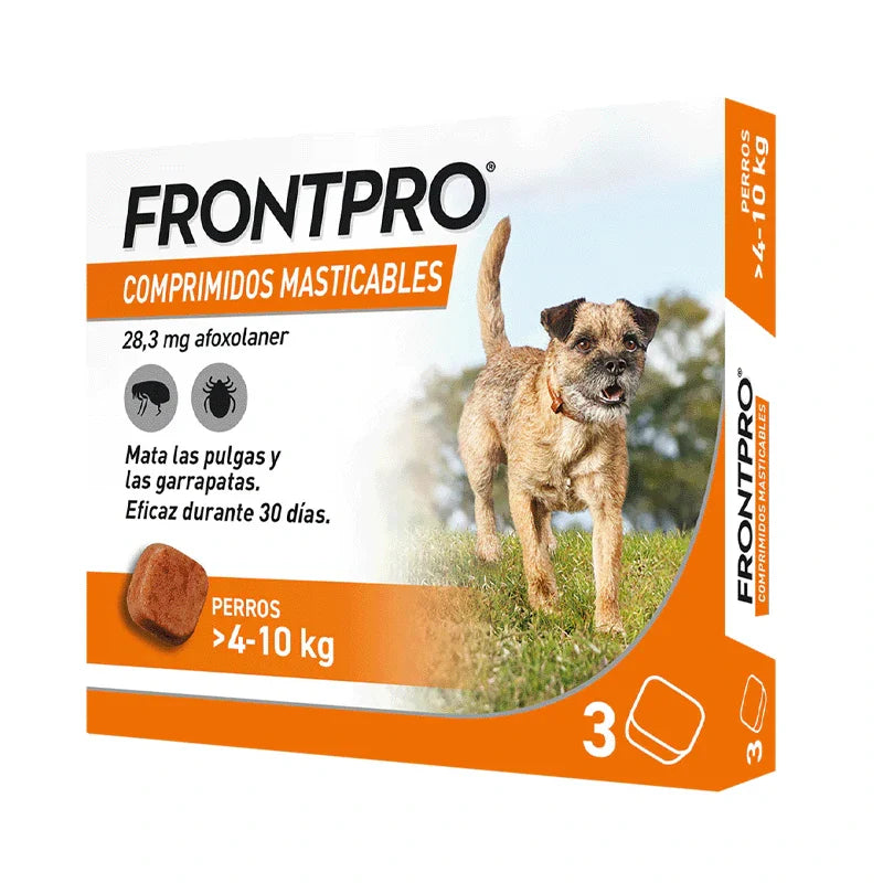 Frontpro Comprimidos masticables Antiparasitario Para Perros