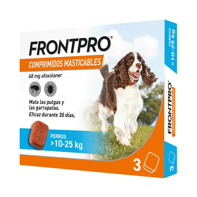 Frontpro Comprimidos masticables Antiparasitario Para Perros